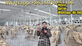 Tấm lưới hàn sản xuất hàng rào Hesco