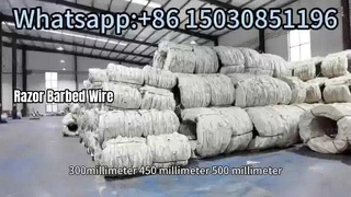 Concertina Dao cạo dây thép gai Bảo mật Bao bì dây dao cạo