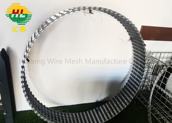 900mm hot dipped security concertina wire border wire fence