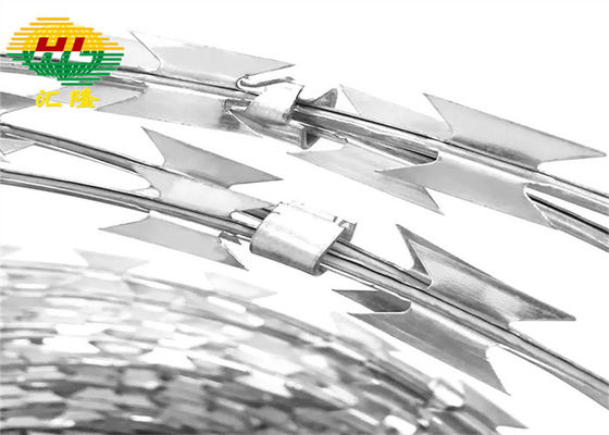 Dây Concertina bằng thép không gỉ cuộn dây 500mm cho đất tư nhân