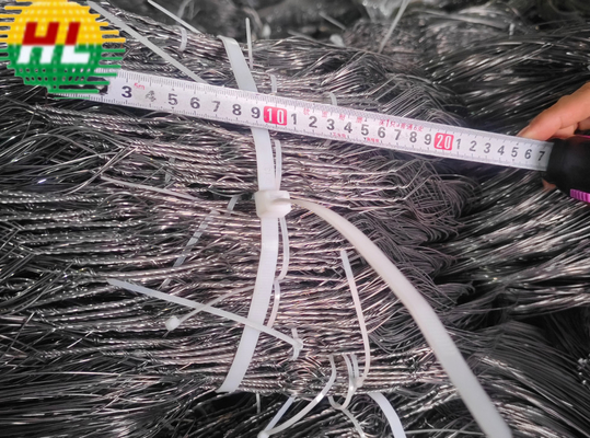 1.2x0.6x0.8 M Fold Dimensions Unobtrusive Barrier To High Security Ptwist -0.8 mm đường kính dây