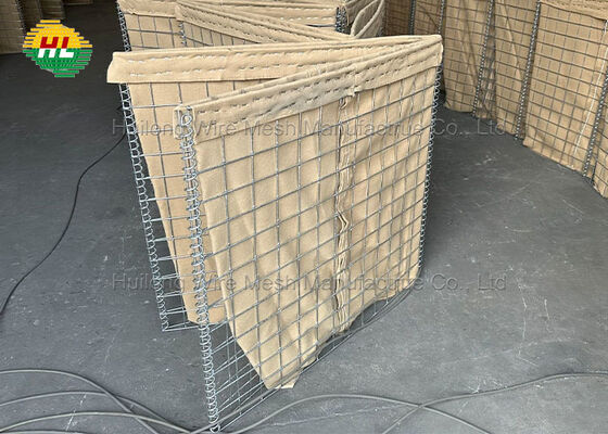 Rào chắn phòng thủ gấp cho Gabions phòng thủ Bunker khẩn cấp Blast Wall Barrier Blast Wall Hesco Rào chắn phòng thủ Pháo đài Giá