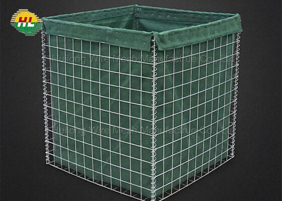 Gabions Range hàng rào phòng thủ Hesco Wall Bastion Box Firing Range Cửa hàng Geotextile Sand Container