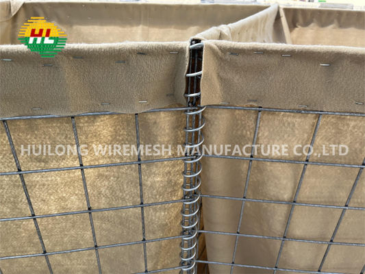 Căn cứ tường quân đội 3mm Hesco Hàng rào phòng thủ cát Lũ lụt quân sự