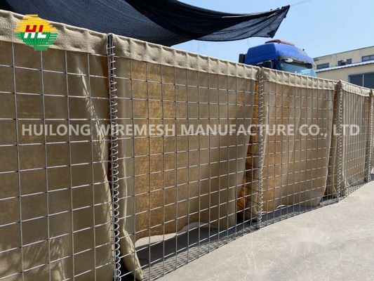 Sand Heavy Duty 4x4 Hesco Defensive Barrier Welded Bastion